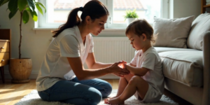 Erste Hilfe bei Verbrennungen und Verbrühungen bei Kindern